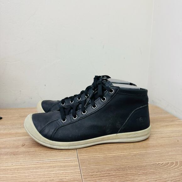 Keen Lorelei Black Leather Chukka Boots Women’s Size 8.5 - Picture 2 of 11